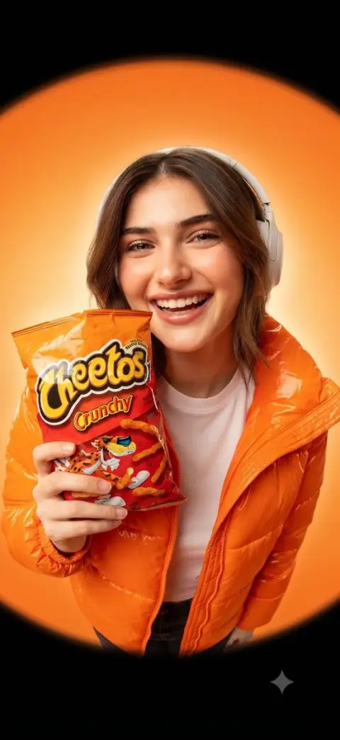 Cheetos Snack Ad Portrait